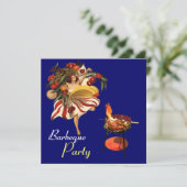 サマー BBQ パーティーダンス イタリアンキッチン 招待状 (スタンド正面)
