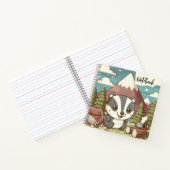 サマー Trails - 山の松に優しいバッドガ― ノートブック (内部)