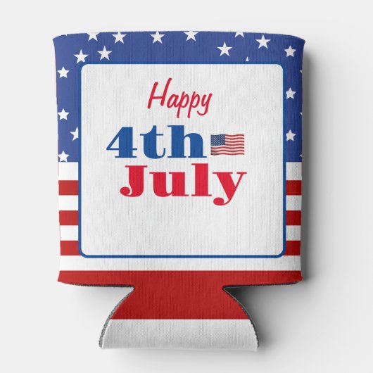 サマーBBQファミリー懇親会7月4日カスタム 缶クーラー (裏面)