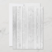 サマーBBQレッドホワイトとブルー招待状 招待状 (裏面)