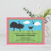 サマーBBQ招待状 招待状 (スタンド正面)