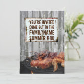 サマーBBQ招待状 招待状 (スタンド正面)