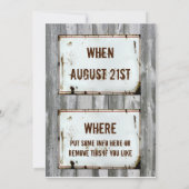 サマーBBQ招待状 招待状 (裏面)