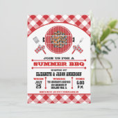 サマーBBQ招待状 招待状 (スタンド正面)