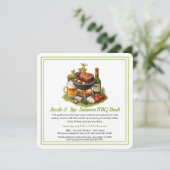 サマーBBQ&ビールパーティの招待状 シーズンカード (スタンド正面)