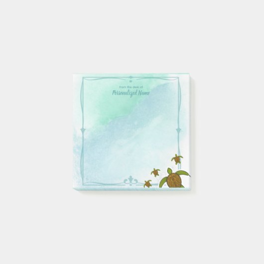 サミウミガメ ポストイット (正面)