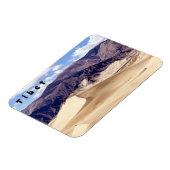 サミエ修道院の近くの砂丘 – チベット マグネット (左側)