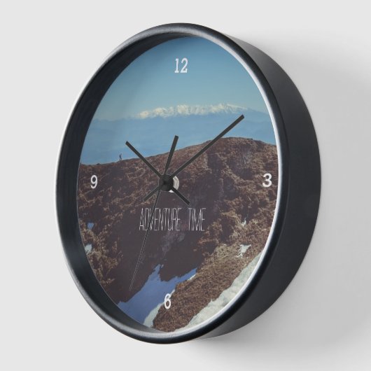 サミットの征服 壁時計 (傾斜)