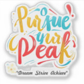 「サミットへの道」 シール (正面)