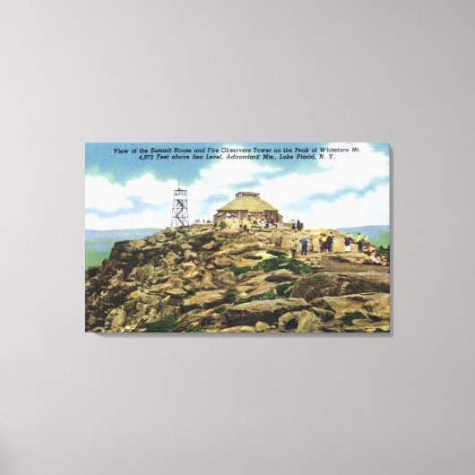 サミットハウスファイアオブザーズタワービュー キャンバスプリント (正面)