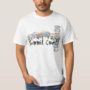 サミット郡コロラド州の価値ティー Tシャツ