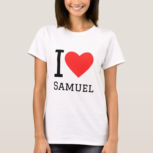 サミュエルが大好き Tシャツ (正面)
