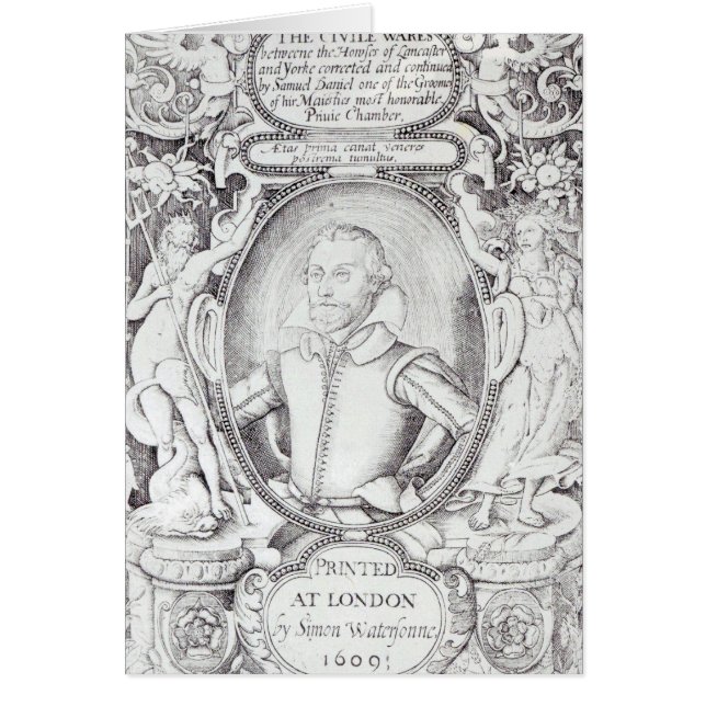 サミュエルダニエルのポートレート (正面)