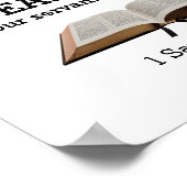 サミュエル話卿バイブル聖句クリスチャン ポスター (角)