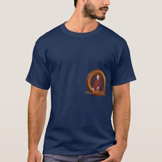 サミュエル・アダムズおよびボストンお茶会 Tシャツ (正面)