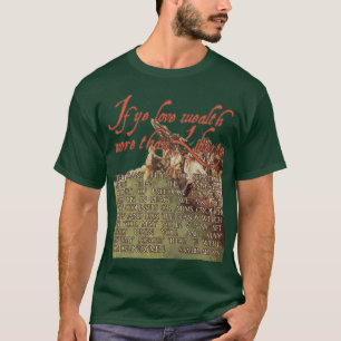 サミュエル・アダムズ:  yeが富を自由よりもっと愛すれば tシャツ