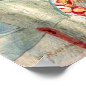 サミュエル・コルマンによるティーカップでのスティルライフ ポスター (角)