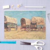 サミュエル・コルマン |勉強の幌馬車 薄葉紙 (クラフト)