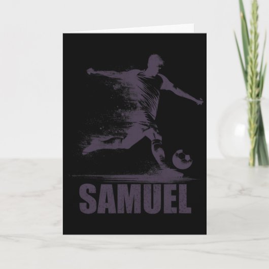 サミュエル サッカー ボーイズ 個人名 サミュエル カード (正面)