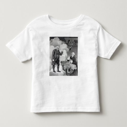 サミュエル・ジョンソンのBoswellそして幽霊 トドラーTシャツ (正面)