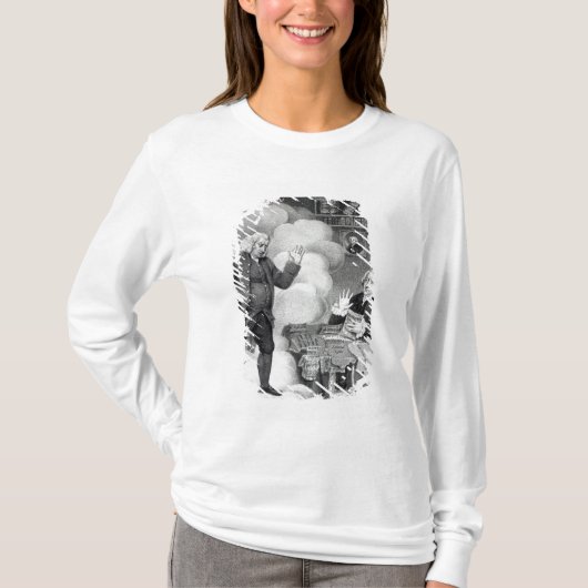 サミュエル・ジョンソンのBoswellそして幽霊 Tシャツ (正面)