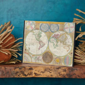 サミュエル・ダンの世界地図 フォトプラーク (側面)