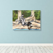 サミュエル・ディカーソンによる休憩 キャンバスプリント (インサイチュ (ウッドフロア))