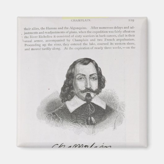 サミュエル・デ・シャンプレーン マグネット (正面)