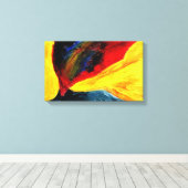 サミュエル・パイの火山という油絵 キャンバスプリント (インサイチュ (ウッドフロア))