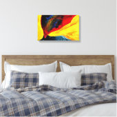 サミュエル・パイの火山という油絵 キャンバスプリント (インサイチュ (寝室))