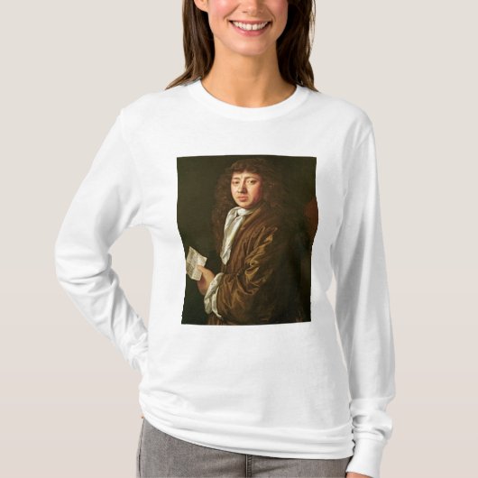 サミュエル・ピープス1666年のポートレート Tシャツ (正面)