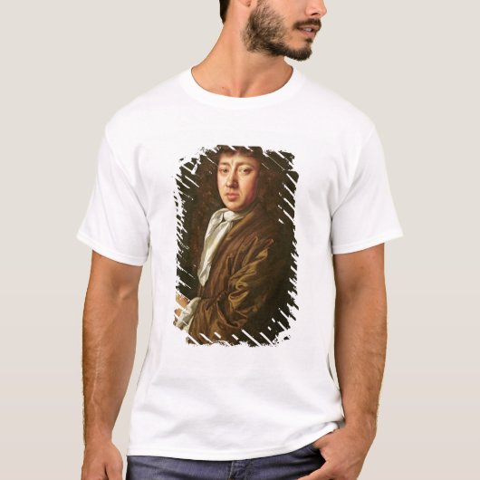 サミュエル・ピープス1666年のポートレート Tシャツ (正面)