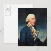 サミュエル・フッド、初代フッド子爵（Samuel Hood, 1st Viscount Hood,  ポストカード (正面/裏面)