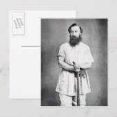 サミュエル・ベイカー， 1865 ポストカード (正面/裏面)