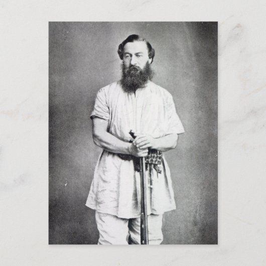 サミュエル・ベイカー， 1865 ポストカード (正面)