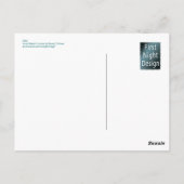 サミュエル・ベケット・カリカチュアby Edmund S Valtman ポストカード (裏面)