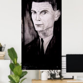 サミュエル・ベケット ポスター (ホームオフィス)