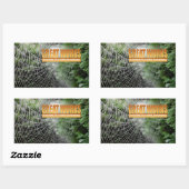 サミュエル・感動的ジョンソン引用文素晴らし「作品」 長方形シール (シート)