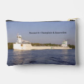 サミュエルD.シャンプレーン&イノベーションジッパーバッグ アクセサリーポーチ (裏面)