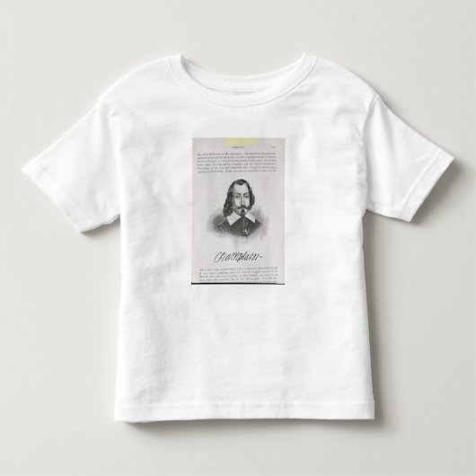 サミュエルde Champlain トドラーTシャツ (正面)