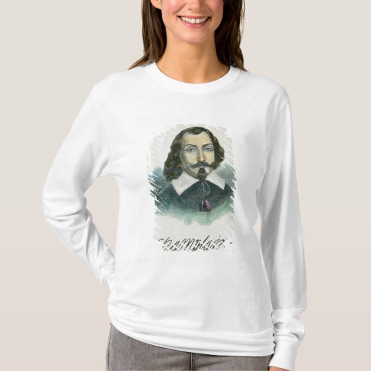 サミュエルde Champlain Tシャツ (正面)