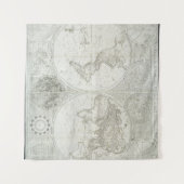 サミュエルDunn著Terraqueous地球| 1787年 タペストリー (正面(横))