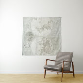 サミュエルDunn著Terraqueous地球| 1787年 タペストリー (インサイチュ(横))