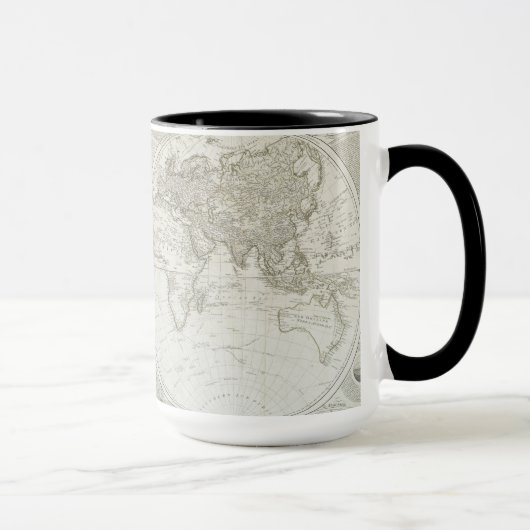 サミュエルDunn著Terraqueous地球| 1787年 マグカップ (右)