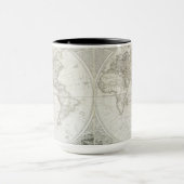 サミュエルDunn著Terraqueous地球| 1787年 マグカップ (中央)