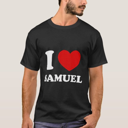 サミュエルIハートサミュエルおもしろいSamuel Tシャツ (正面)