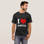 サミュエルIハートサミュエルおもしろいSamuel Tシャツ (正面フル)