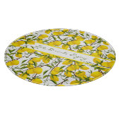 サミリーパーソナライズされたシトラスレモンツリーブランチ カッティングボード (角)