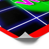 サミーと紅舞台ポスターの女性 ポスター (角)