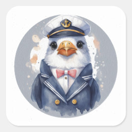 サミークラシック丸ステッカー スクエアシール